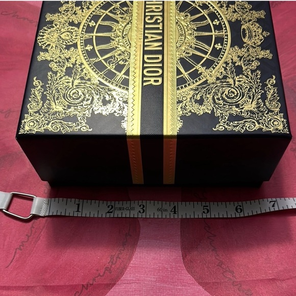 Authentic Dior Limited Edition Holiday Empty Gift
Box Blue & Gold - Picture 4 of 6